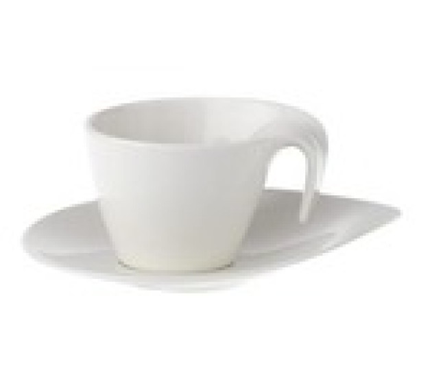 Espressokop en schotel