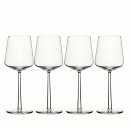 Rode wijnglas set/4