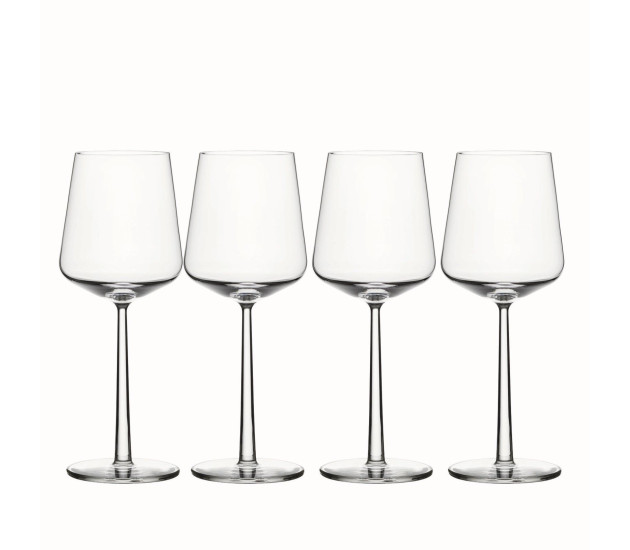 Rode wijnglas set/4