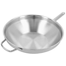 Wok 32 cm + Gratis olijfhouten wokspatel
