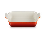 Ovenschaal 32x24 cm Kersenrood