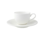 Espressokop en schotel
