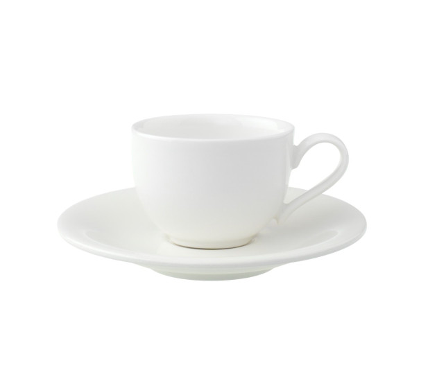 Espressokop en schotel