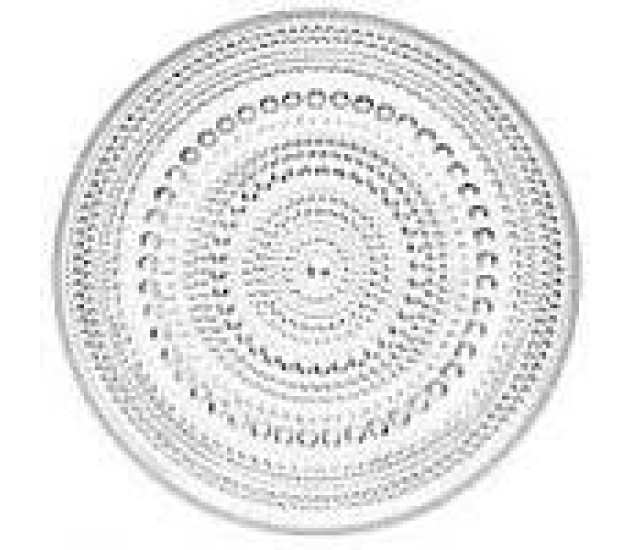 Bordje 17 cm Helder