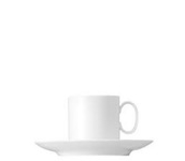 Espressokop en schotel