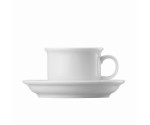 Espressokop en schotel