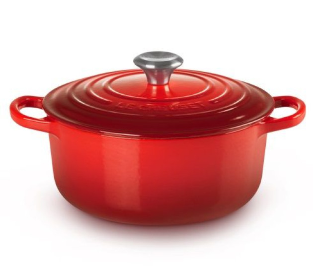Rood 26 cm rond