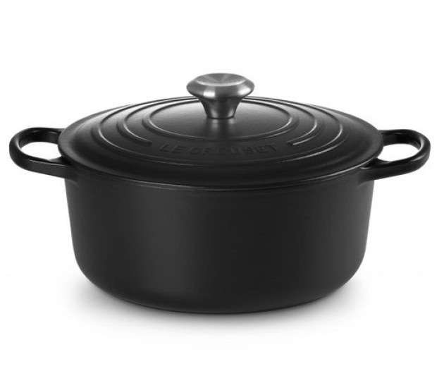 Zwart 26 cm rond