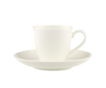 Espressokop en schotel