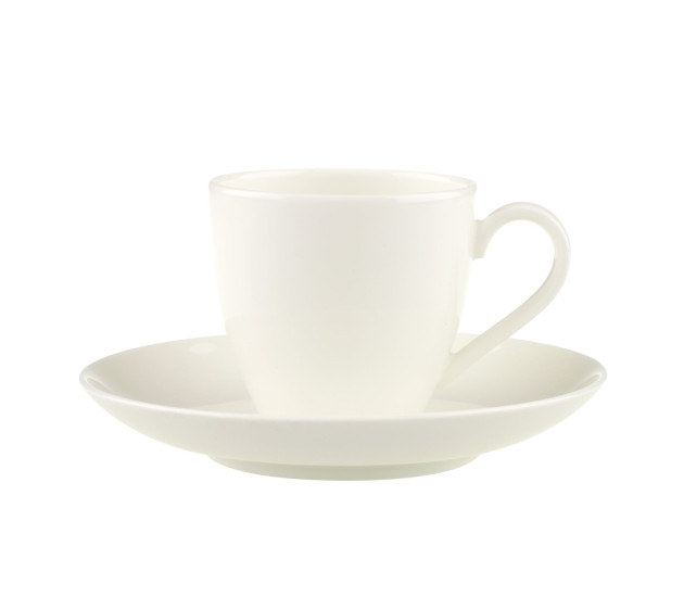 Espressokop en schotel