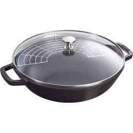 Zwart 30 cm met deksel