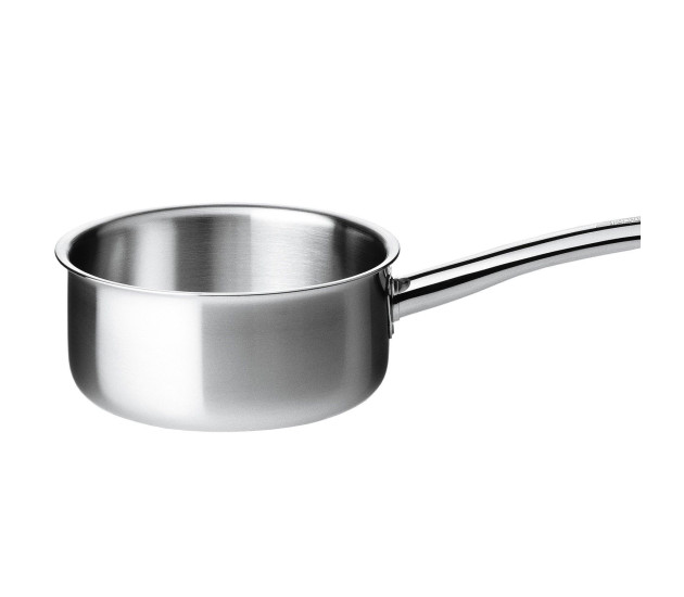 Steelpan 16 cm, laag model zonder deksel