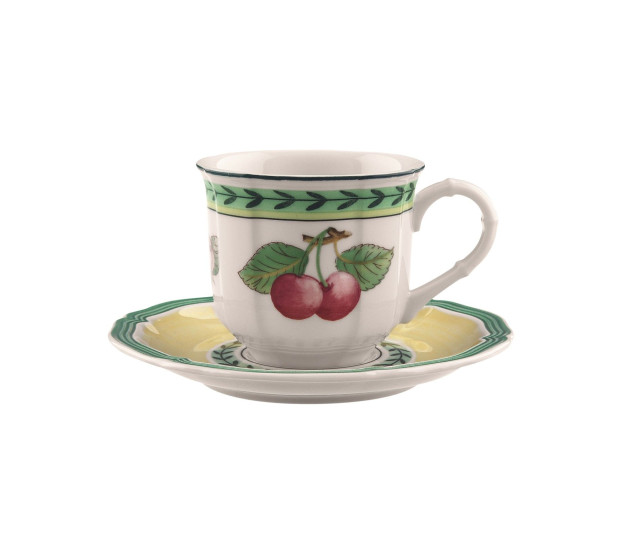Espressokop en schotel