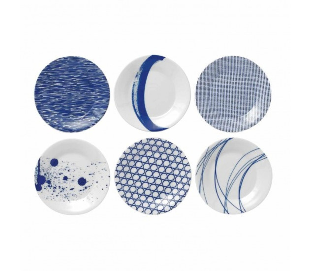 Gebakbordjes 16 cm set van 6
