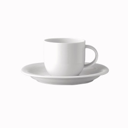 Espressokop en -schotel