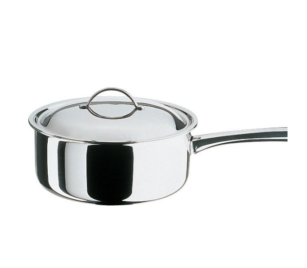 Steelpan 16 cm, laag model zonder deksel
