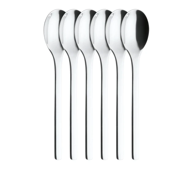 Espressolepels set/6 - Glans