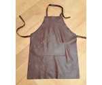 Lederen schort Cognac