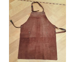 Lederen schort Cognac