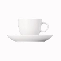 Espressokop en schotel