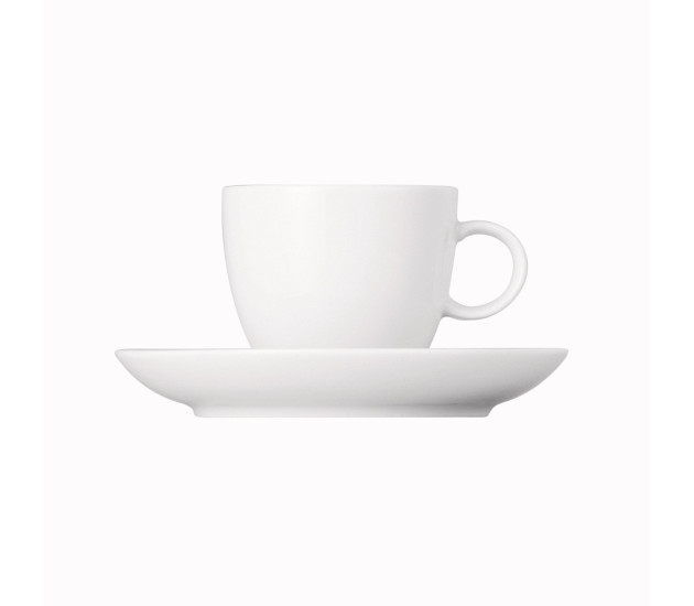 Espressokop en schotel