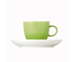 Espressokop en schotel