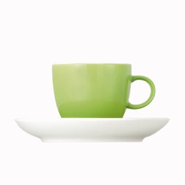 Espressokop en schotel