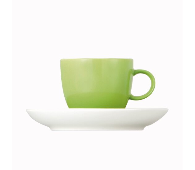 Espressokop en schotel
