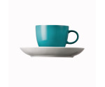 Espressokop en schotel