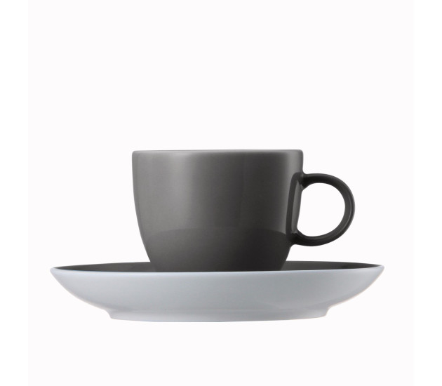 Espressokop en schotel