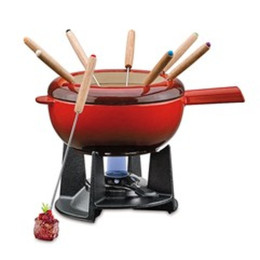 Fondueset Saas-Fee Rood
