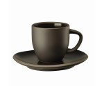 Espressokop en schotel