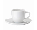 Espressokop en schotel