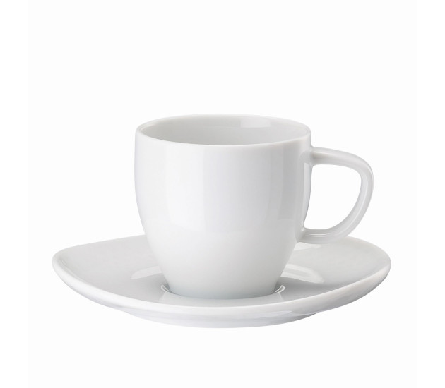 Espressokop en schotel