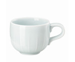Espressokop met oor en schotel