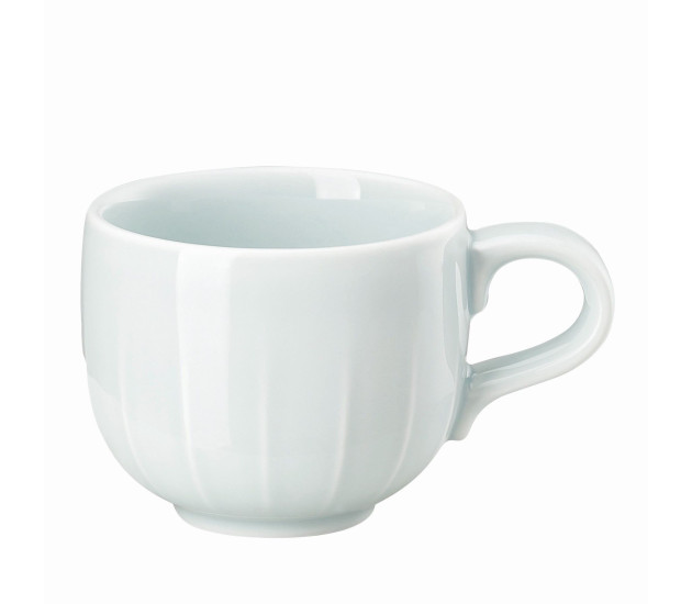 Espressokop met oor en schotel