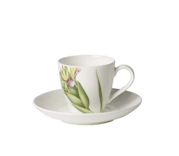 Espressokop en -schotel