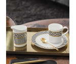 Espressokop en schotel