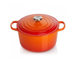 Oranjerood Rond 24 cm Hoog model