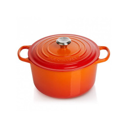 Oranjerood Rond 24 cm Hoog model