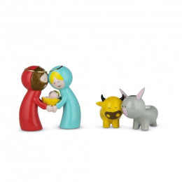 Twee figuurtjes "Happy Eternity Baby"