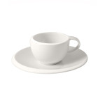 Espressokop en schotel