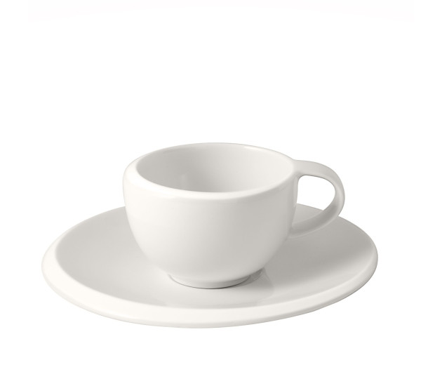 Espressokop en schotel