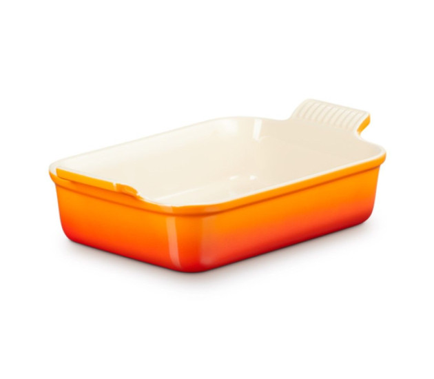 Ovenschaal 26x19 cm Oranjerood