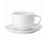 Cafe au lait kop en schotel