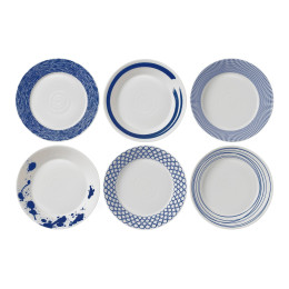 Pastaborden 22 cm set van 6