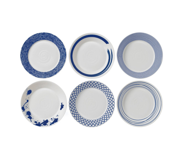 Pastaborden 22 cm set van 6