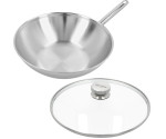Wok 30 cm + Gratis Glasdeksel