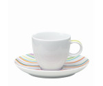 Espressokop en schotel