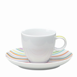 Espressokop en schotel
